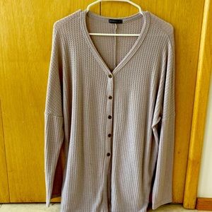 Stylish & everyday cardigan! Light purple, size L, worn only once